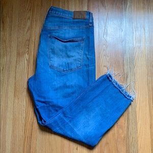 Madewell High Rise Crop Slim Jean